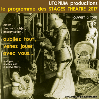 Stage théâtre Utopium productions 2017 Lazennec